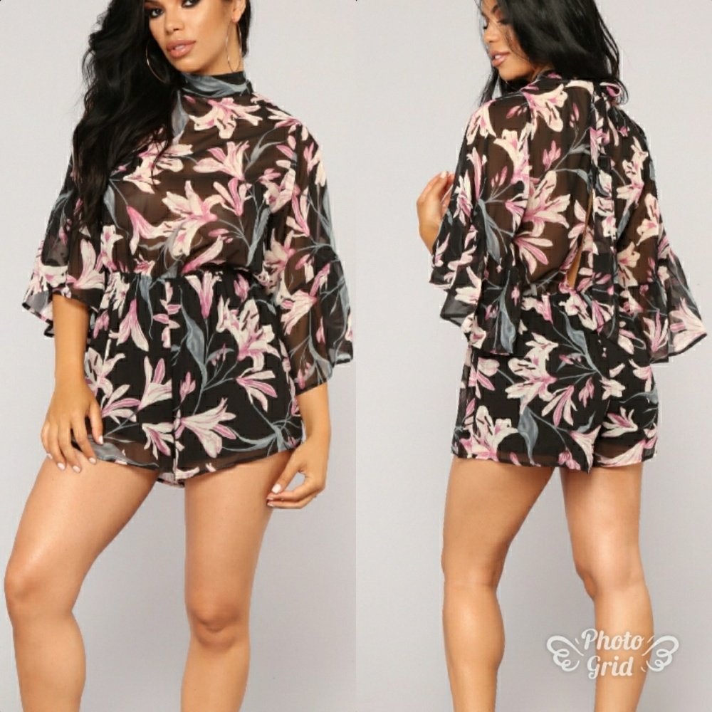 NWT Floral Romper